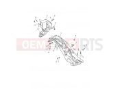 Triumph 2013 Tiger Explorer > 740276 TIGER EXPLORER XC Rear Mudguard & Battery Box