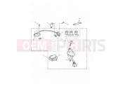 Triumph 1998 SPRINT CARBS Ignition Switch & Lock Set Sprint Executive