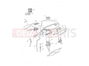 Triumph 2008 SPRINT ST 208167 > Fuel Tank & Fittings - 340148> (Non ABS)...