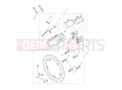 TRIUMPH ROCKET 3 GT Rear Brake Caliper & Disc