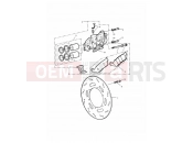 TRIUMPH ADVENTURER Front Brake Caliper & Discs