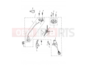 Triumph 2005 ROCKET III, CLASSIC & ROADSTER Ignition Switch & Lock Set 343681