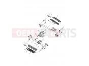 Triumph 2010 ROCKET III, CLASSIC & ROADSTER Front Footrests Classic