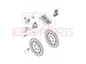TRIUMPH ROCKET III, CLASSIC & ROADSTER Front Brake Caliper & Discs