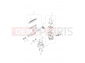 Triumph 2015 THUNDERBIRD LT Rear Brake Master Cylinder...