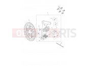 Triumph 2013 THUNDERBIRD STORM Rear Brake Caliper & Disc