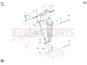 DUCATI 2003 Monster 800 REAR SHOCK ABSORBER » SWING ARM