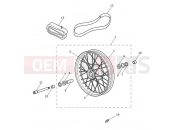Triumph 2016 BONNEVILLE T100 Front Wheel