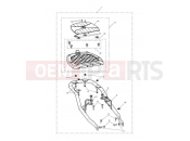 Triumph 2021 BONNEVILLE T100 Top Box Mounting Kit, Chrome