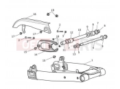 Triumph 2016 BONNEVILLE T120 Swingarm Assembly