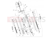 Front Forks & Lower Yoke - Triumph BONNEVILLE T120 2018