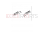 Triumph 2017 STREET SCRAMBLER Rear Footrest, Pair