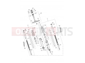 Triumph 2020 STREET SCRAMBLER Front Forks & Lower Yoke 914447