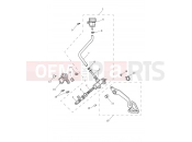 Triumph 2020 STREET SCRAMBLER Rear Brake Master Cylinder...
