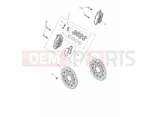 Triumph 2019 SCRAMBLER 1200 XC Front Brake Caliper & Discs