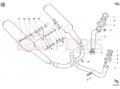 DUCATI Supersport 800 S EXHAUST SYSTEM » EXHAUST SYSTEM