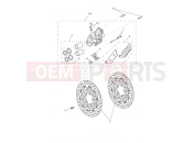 TRIUMPH Tiger 800 > 674841 TIGER 800 Front Brake Caliper & Disc