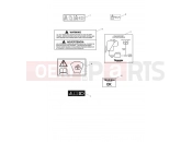 Warning Labels - Triumph TIGER 800 XR 855532 > 2019
