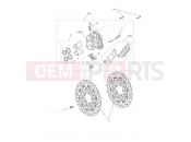 Front Brake Caliper & Disc - Triumph TIGER 800 XR 855532 > 2019