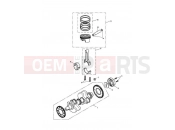 TRIUMPH SPEEDMASTER CARBS Crankshaft,Conn Rods 211133