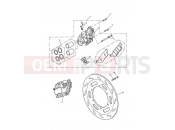 TRIUMPH SPEEDMASTER CARBS Front Brake Caliper & Disc