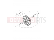 TRIUMPH SPEEDMASTER EFI Front Wheel 469051