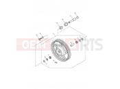 TRIUMPH SPEEDMASTER EFI Front Wheel 469050