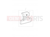 Triumph 2018 TIGER 1200 XCX Top Box, Back Rest Kit