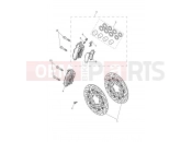 Triumph 2019 TIGER 1200 XR Front Brake Caliper & Discs