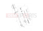 Triumph 2020 TIGER 1200 XR Front Forks & Yokes