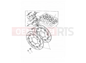 Triumph 1998 TROPHY 29156 > Front Brake Caliper & Discs