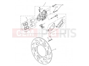 Triumph 2010 SCRAMBLER EFI Front Brake Caliper & Discs