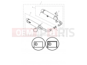 Triumph 2021 BONNEVILLE BOBBER Silencer Pair, Homol, Brushed