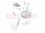 Triumph 2006 THRUXTON 900 CARBS Cylinder Head & Valves