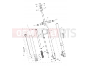 TRIUMPH THRUXTON 900 CARBS Front Forks & Lower Yoke