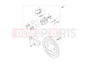 TRIUMPH THRUXTON 900 CARBS Rear Brake Caliper & Disc