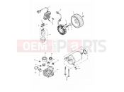 TRIUMPH AMERICA CARBS Alternator & Starter Motor