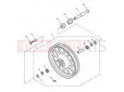 TRIUMPH AMERICA EFI Front Wheel 468390
