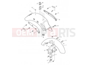 Triumph 2011 AMERICA EFI Mudguards