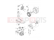 Triumph 2013 AMERICA EFI Alternator & Starter Motor