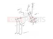 Triumph 2013 AMERICA EFI Handlebars, Top Yoke, Cables & Mirrors 468391