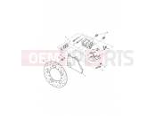 Triumph 2013 AMERICA EFI Rear Brake Caliper & Disc