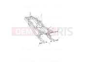 Triumph 2013 Tiger 1050 Rear Sub-Frame & Fittings