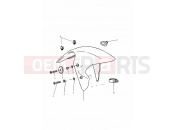 Triumph 2001 DAYTONA 595 / 955i Front Mudguard US,CA,SG Only