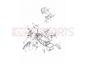 Rear Mudguard & Battery Box - Triumph DAYTONA 955i 132513 > 2002