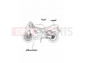 Bodywork - Decals 186151 » - Triumph DAYTONA 955i 132513 > 2004