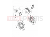 Front Brake Caliper & Discs - Triumph DAYTONA 955i 132513 > 2004