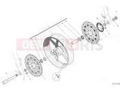 FRONT WHEEL - Ducati Hypermotard 950 RVE 2022