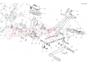 DUCATI 2022 Hypermotard 950 FOOTRESTS, LEFT