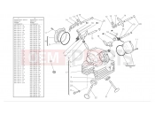DUCATI 2009 Monster 1100 Vertical cylinder head